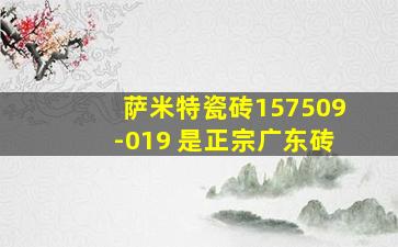 萨米特瓷砖157509-019 是正宗广东砖